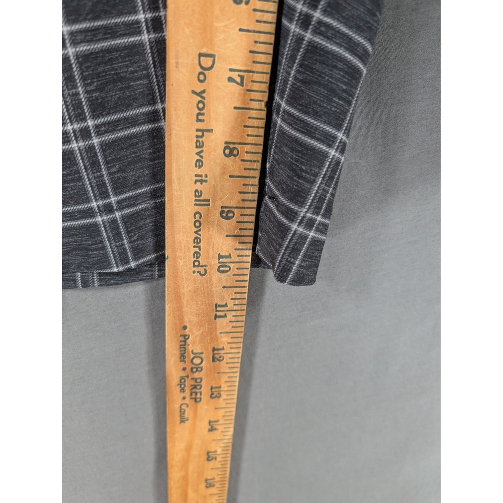 PGA Tour Mens Size 42 Golf Shorts Gray Plaid Flat Front Performance Activewear - Picture 4 of 7